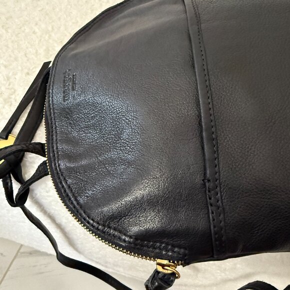 Margot New York Leather "Camille" Backpack BLACK - Picture 11 of 16